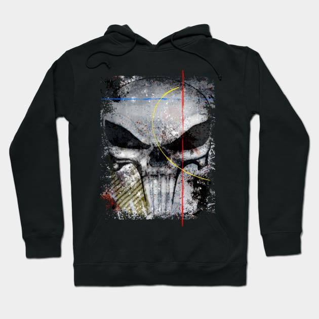 Abstract Skull Hoodie by asaiphoto